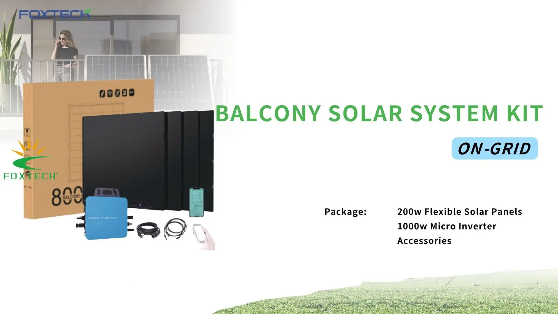 3-kW-/5-kW-Hybrid-Solaranlage: Hocheffiziente Module, All-in-One-Wechselrichter 1