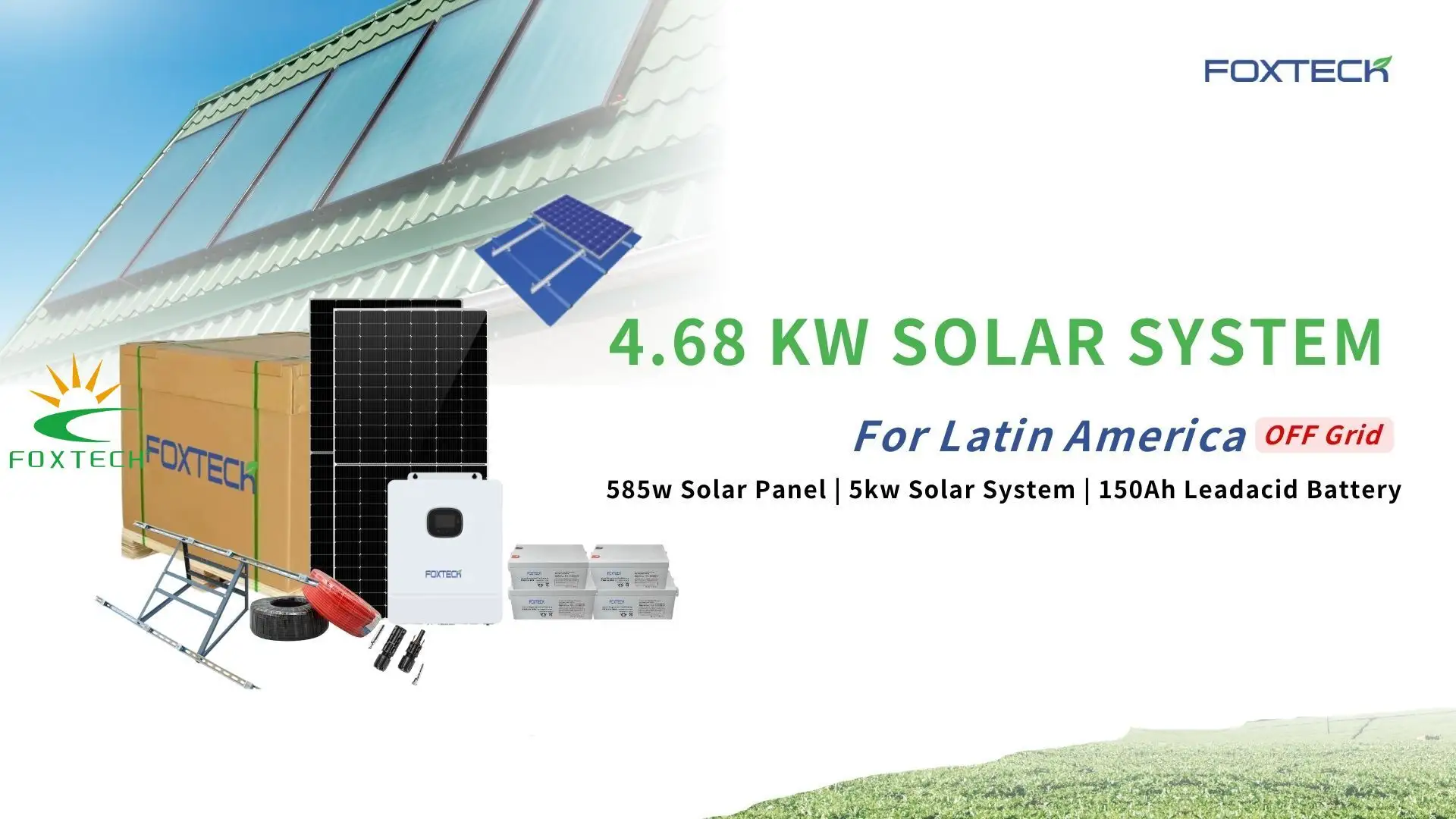 Système solaire hors réseau de 4,68 kW pour l'Amérique latine 1