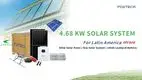 Système solaire hors réseau de 4,68 kW pour l'Amérique latine 1