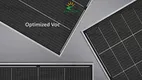 Panel solar de 182 x 182 mm, 144 celdas, bifacial, tipo N, doble vidrio 1