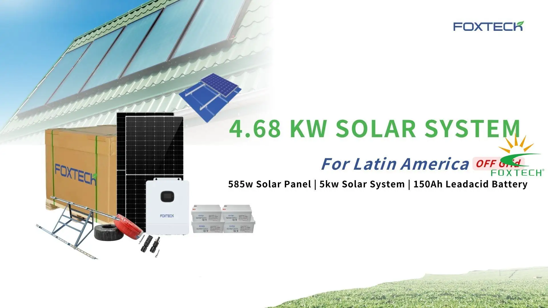 Sistema solar de 4,68 kW: solução de energia limpa, eficiente e confiável 1