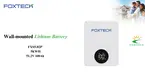 Foxtech Solar: Reliable Li-ion Battery Company 1