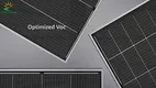 Bifacial Solar Panel: 182mmx182mm, 144 Half Cell, N-TYPE, Dual Glass 1