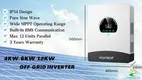 Foxtech FX-4KL1 Solar Power Inverter - 99% Efficiency, Pure Sine Wave, 24VDC Battery 1