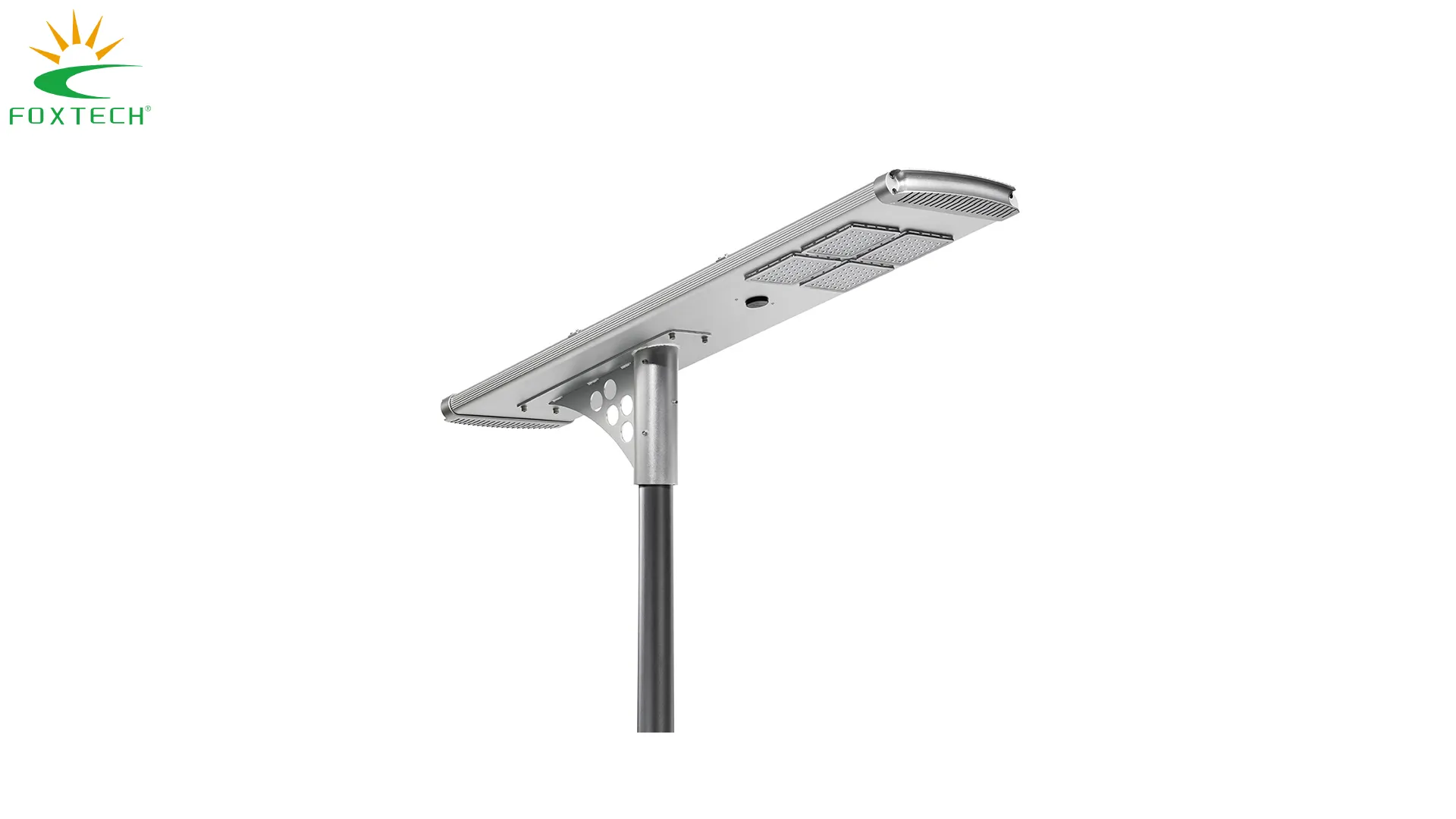 مصباح شارع ذكي يعمل بالطاقة الشمسية بتقنية LED مزود بمستشعر حركة 1