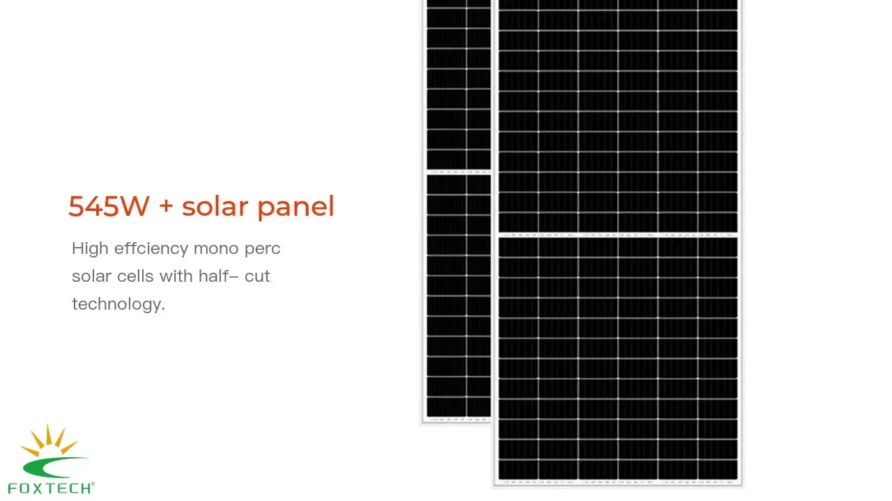 Foxtech 540W High Efficiency Solar Panel 1