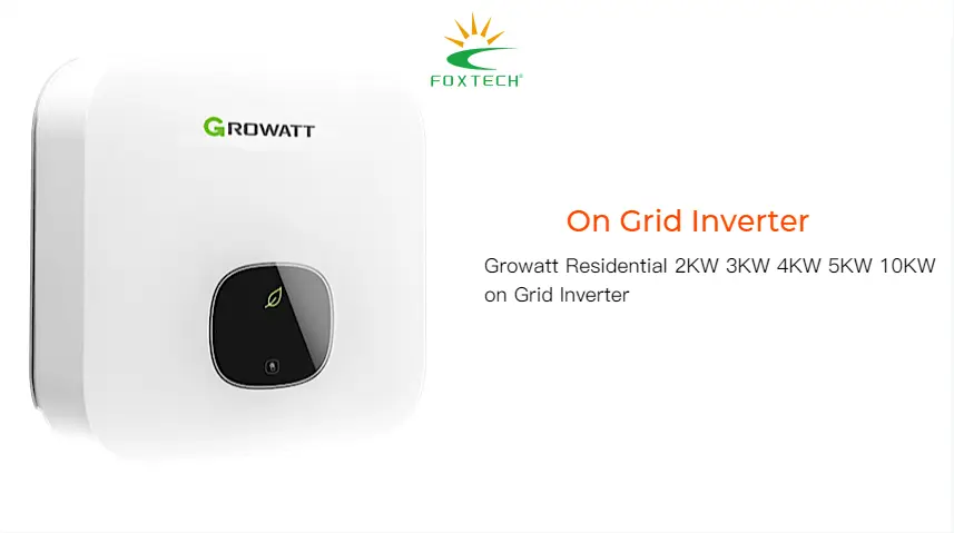 Foxtech Solar Residential Kit with Growatt Inverter - On/Off Grid Solution 1