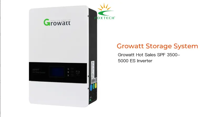 Growatt 5000ES Off-Grid Inverter - High Efficiency with Smart Solar Tracking 1