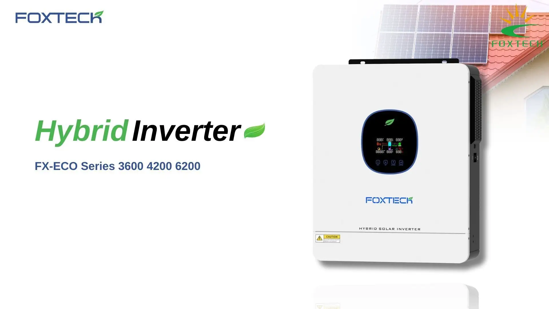 Industrial Solar Inverter: FX-ECO 3600/4200/6200 - 1 Year Warranty 1