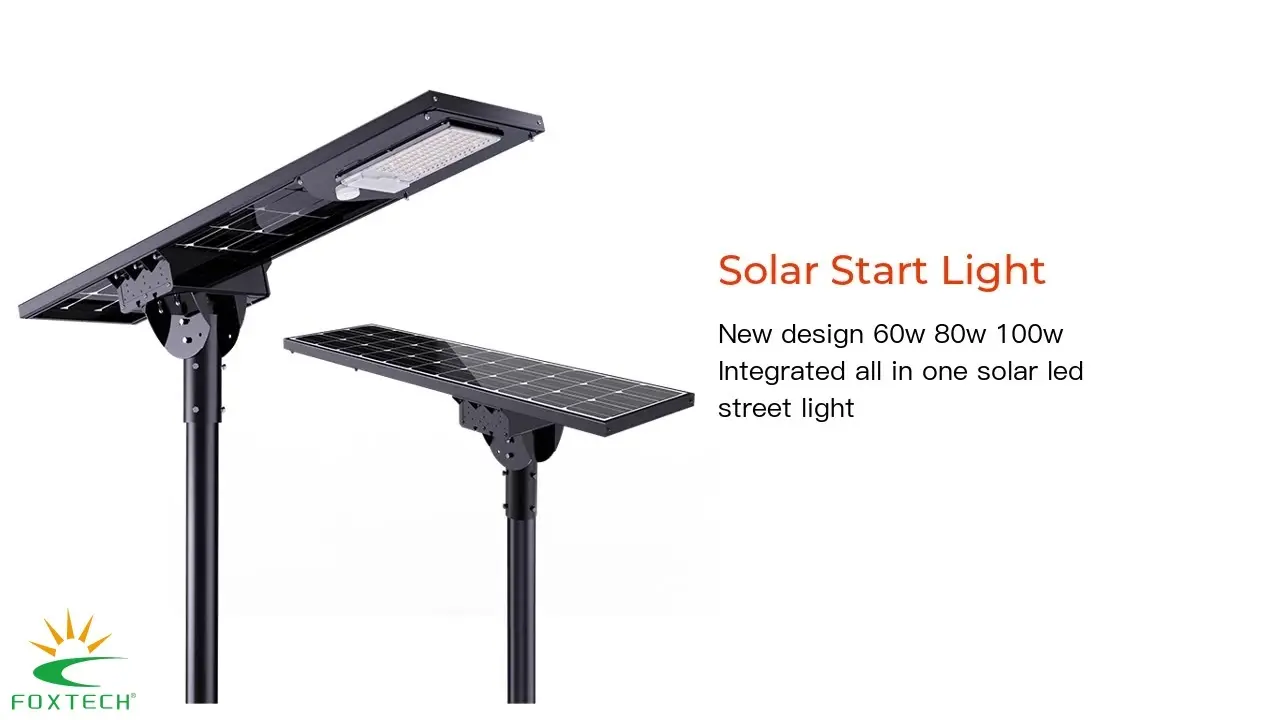Smart Integrated Solar Street Light with Motion Sensor 1