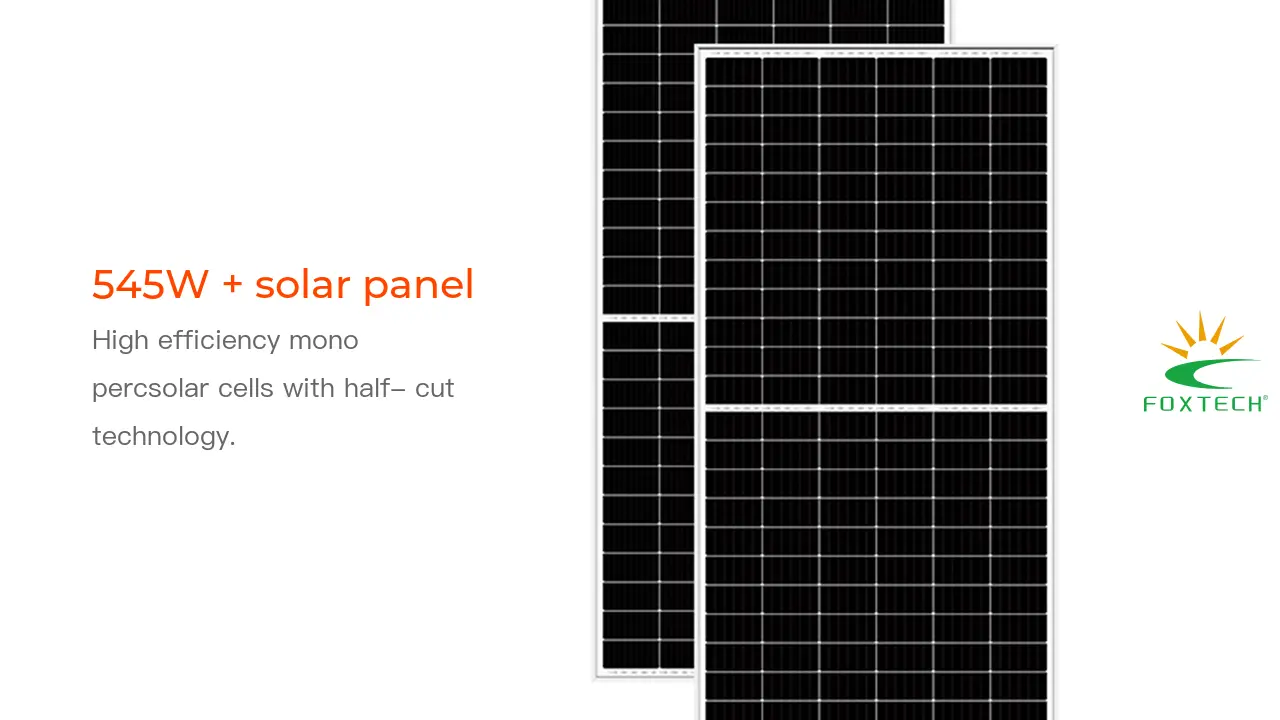 Foxtech Energy High Efficiency Customized Mono Solar Panels 1
