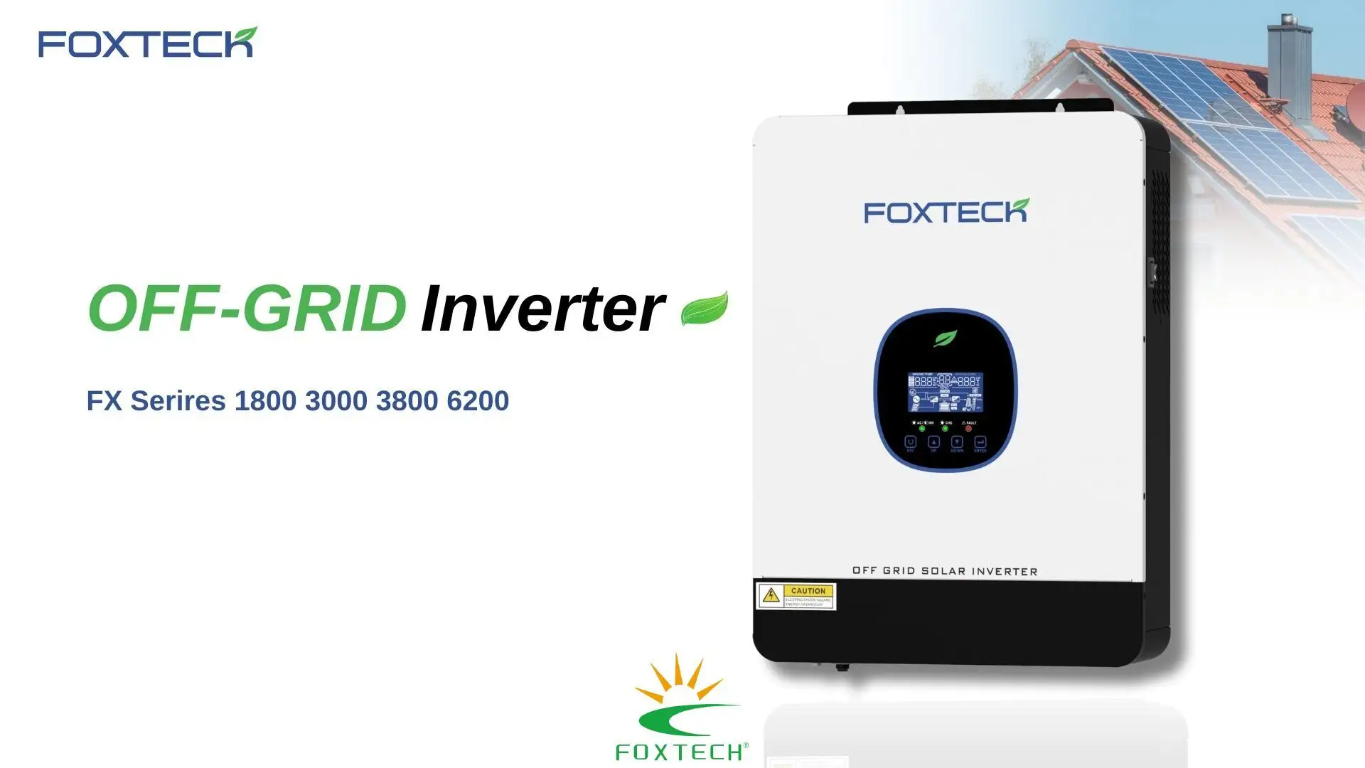 Solar Power Inverter FX Series - High Voltage MPPT Range 1