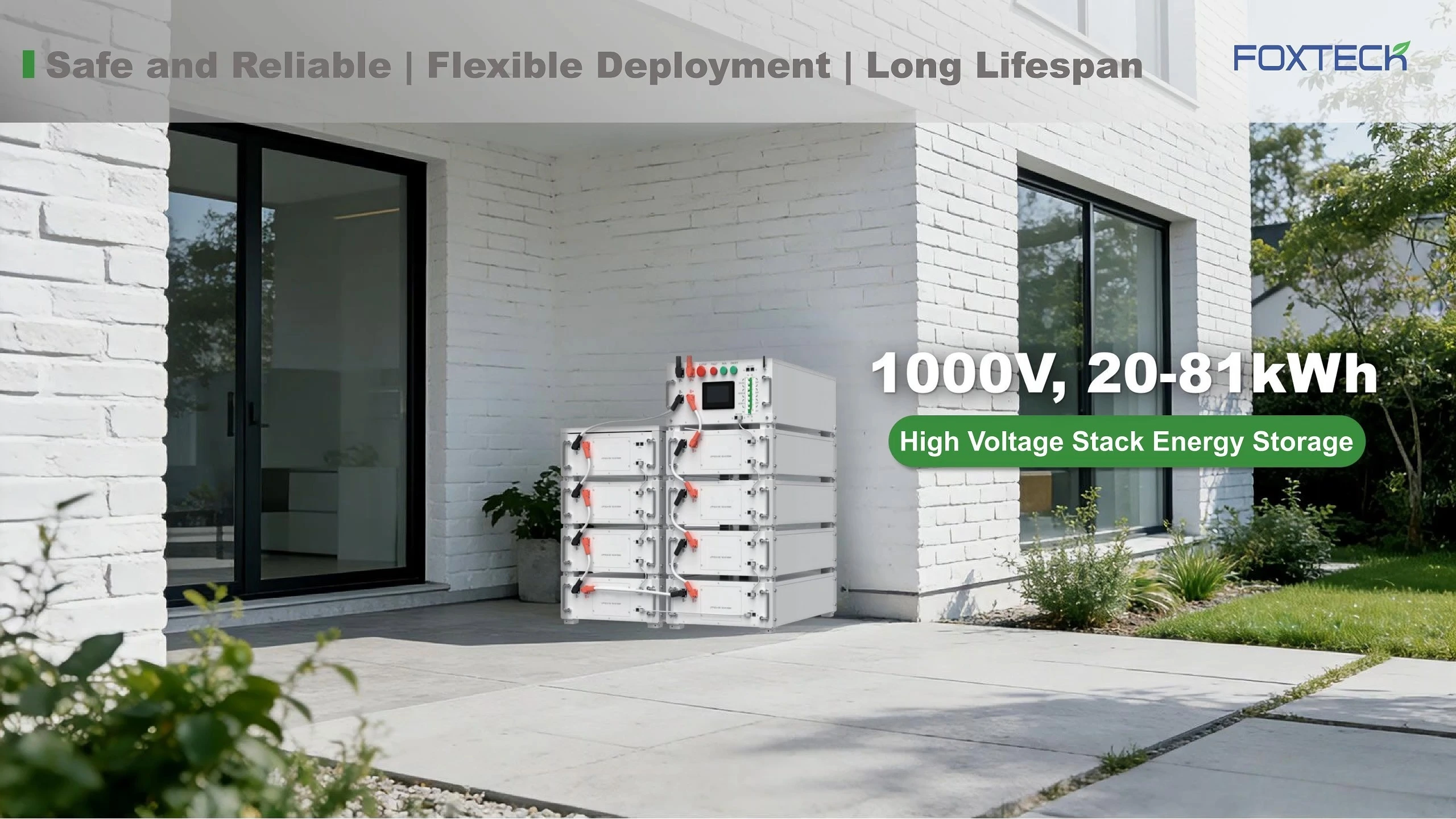 Bộ dụng cụ tự lắp ráp pin LiFePO4 cao áp 100Ah Foxtech 20-81kWh High Voltage Stacking Energy Systems 1