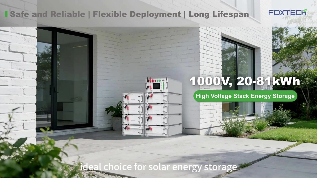 Bộ dụng cụ tự lắp ráp pin LiFePO4 cao áp 100Ah Foxtech 20-81kWh High Voltage Stacking Energy Systems 1