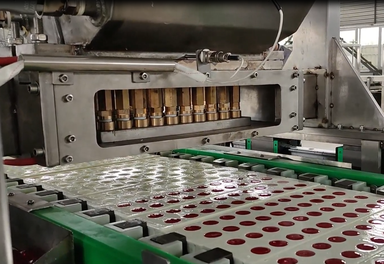 Yinrich GDQ150 Starchless Jelly Candy Depositing Line For Silicon Mould 3