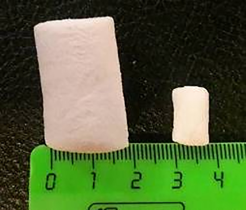 mini-multi layer extruded marshmallow product in customer factory 1
