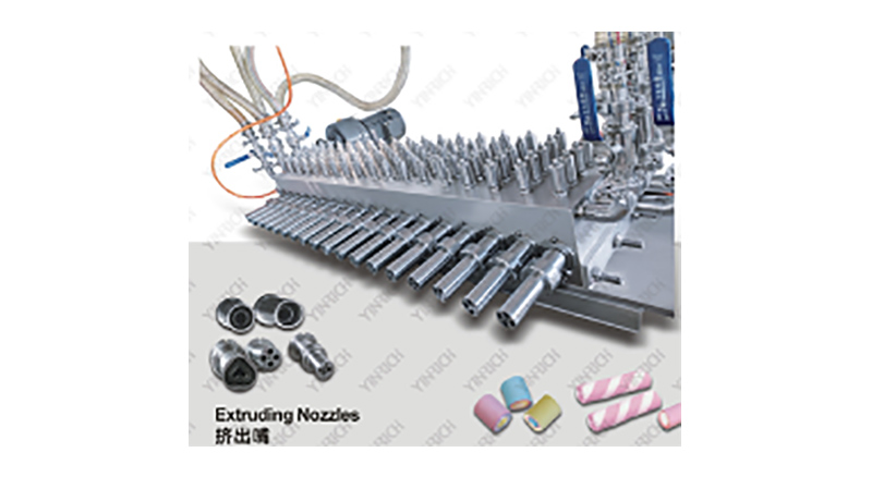 Big capacity extruded marshmallow product line 2024 2