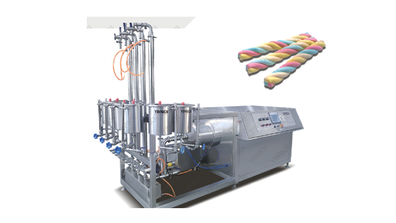 Big capacity extruded marshmallow product line 2024 3