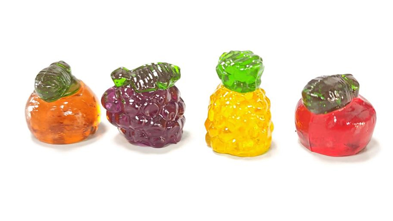 Jelly candy depositing line for 3D gummy 8