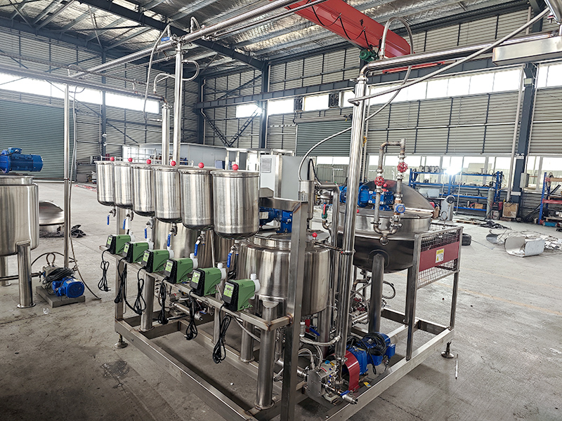 Jelly candy depositing line for 3D gummy 2