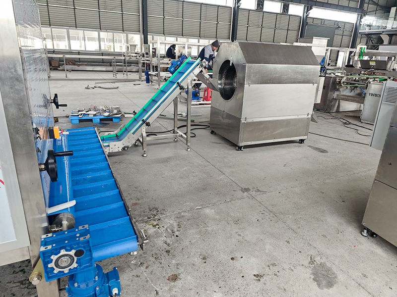 Jelly candy depositing line for 3D gummy 5