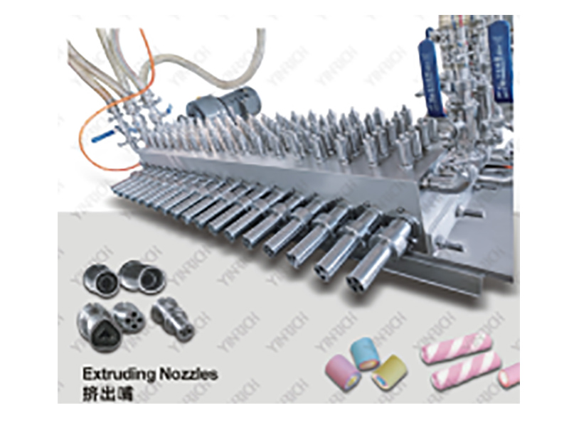 Mini produto de malvavisco extruído na fábrica do cliente 3