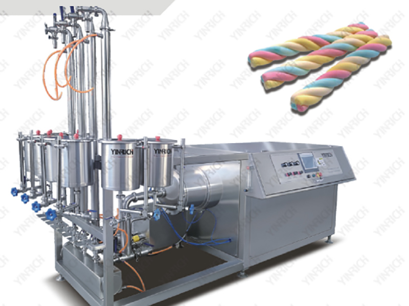 Mini produto de malvavisco extruído na fábrica do cliente 4