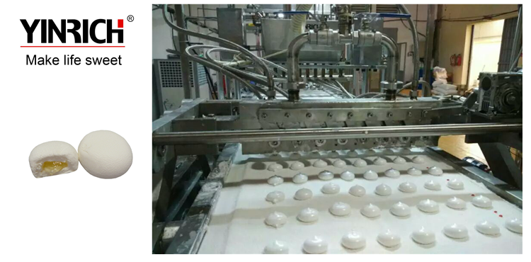 Výrobná linka JEM50 (50~100 kg/h) na extrudovaný a nanesený marshmallow (2 v 1) 1