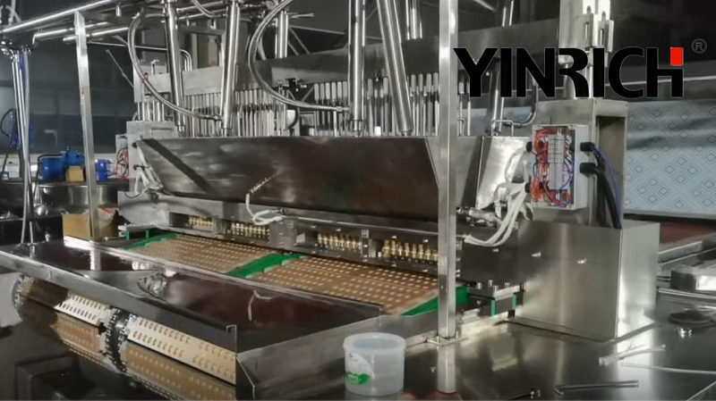 GDQ600- a Testing Trial of Jelly Candy Depositing Line in YINRICH Factory 1