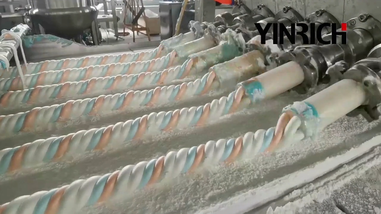 Four Colors EM50 Production Line for Long Tail Extruded Marshmallow 1
