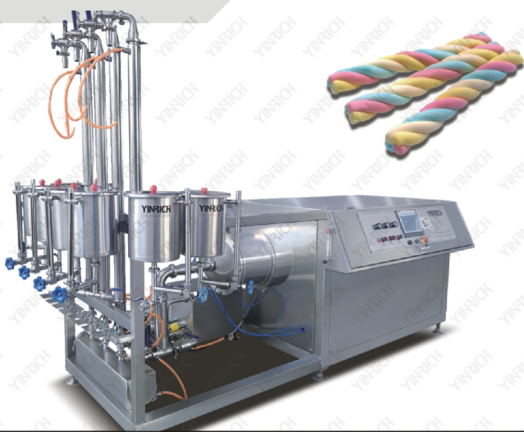Four Colors EM50 Production Line for Long Tail Extruded Marshmallow 4