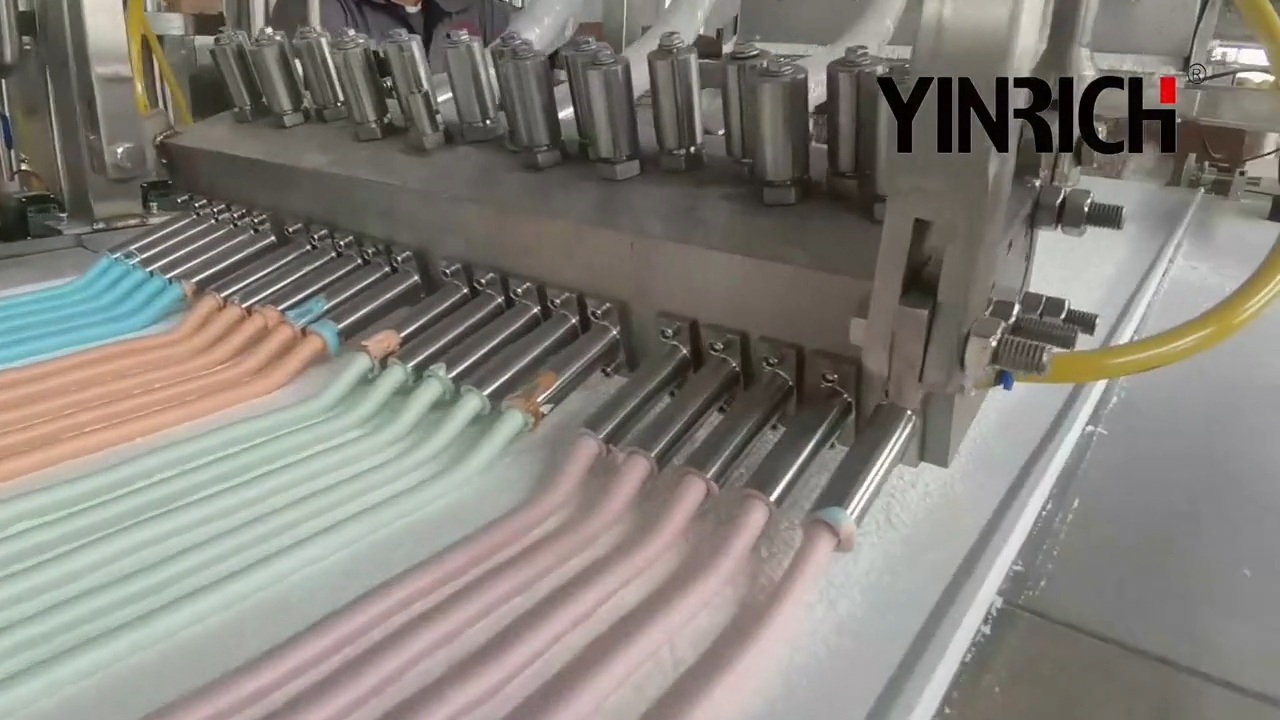 EM120 Mini Marshmallow Production Line Round Shape Ropes Marshmallow 1