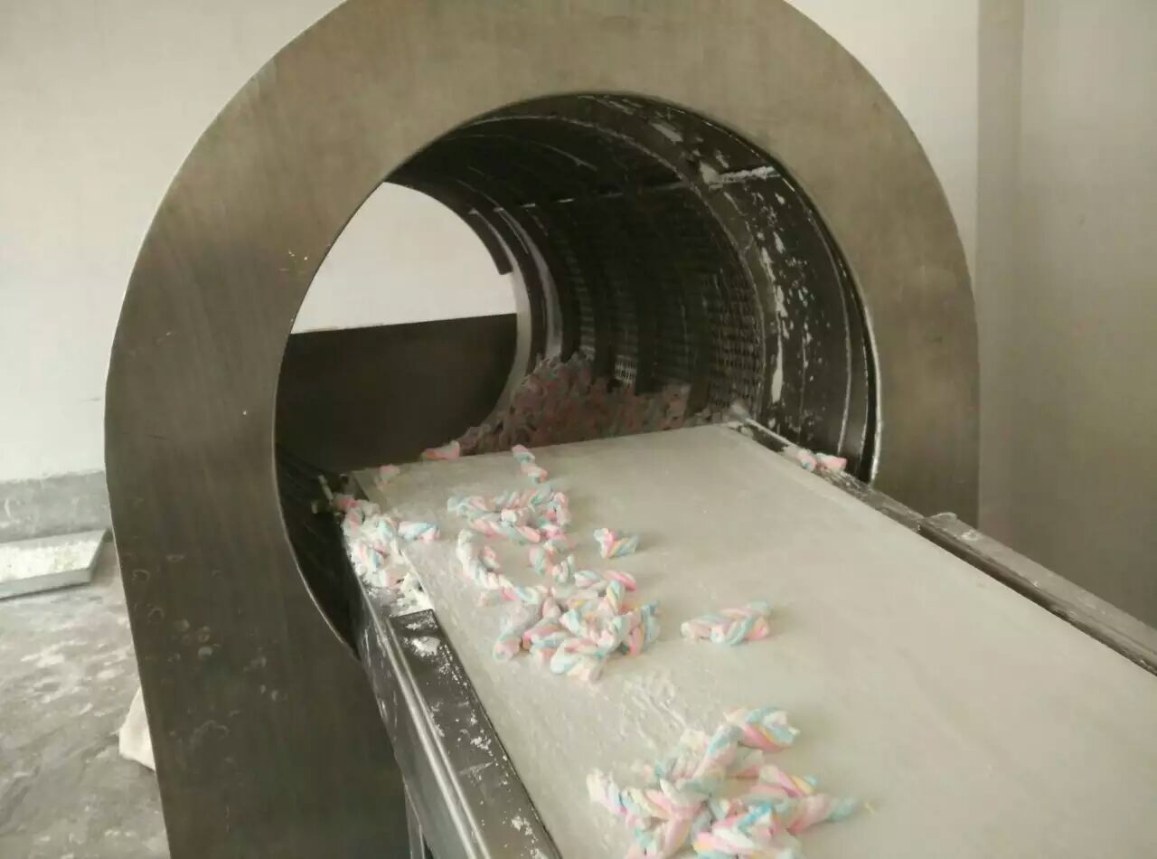 EM120 Mini Marshmallow Production Line Round Shape Ropes Marshmallow 8