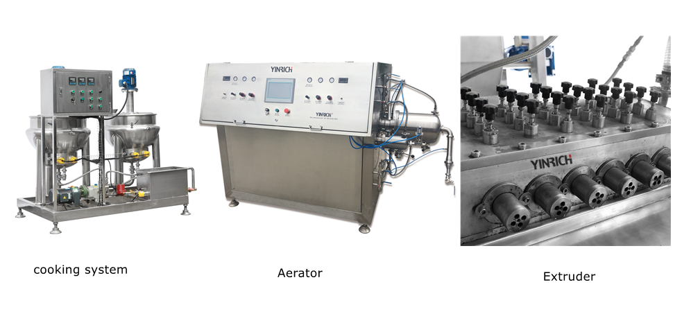 Ligne de guimauves entièrement automatique EM400 1