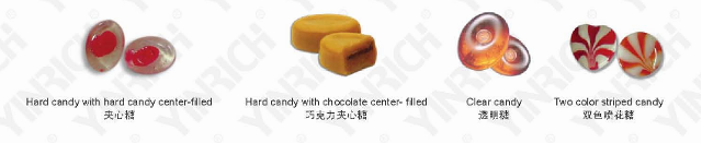 Hard candy depositing line for butter scotch 3