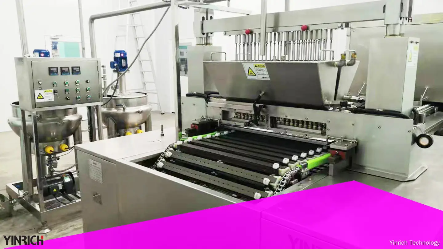 Custom jelly candy depositing line suppliers Manufacturer | Yinrich Technology 1
