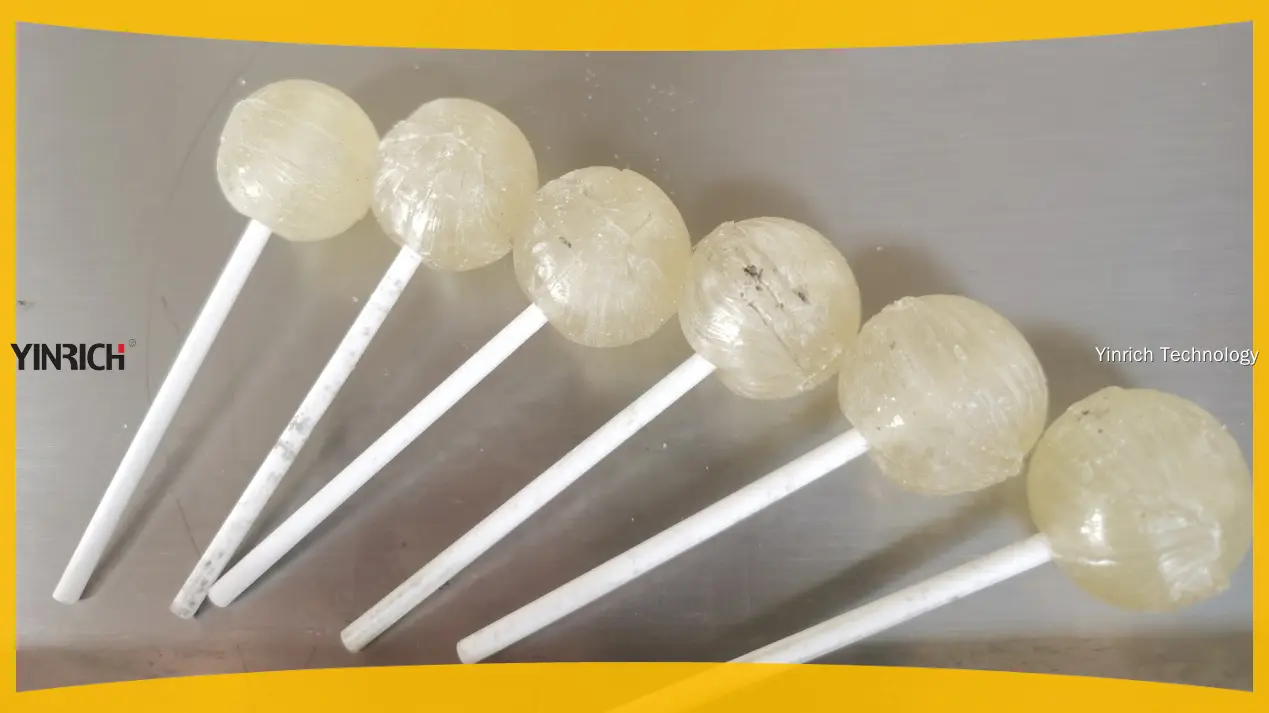 Piruleta makilak egiteko makina pertsonalizatuen fabrikatzailea | Yinrich Technology 1