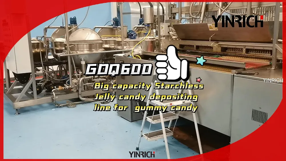Najnovšia dodávka linky na výrobu želé cukríkov | Yinrich Technology1 1