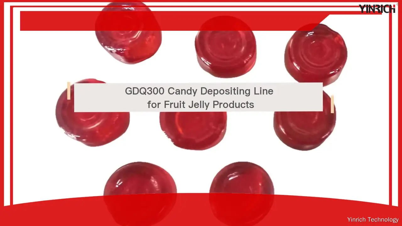 Manifaktirè machin pou fè bonbon jele kalite siperyè | Teknoloji Yinrich 1