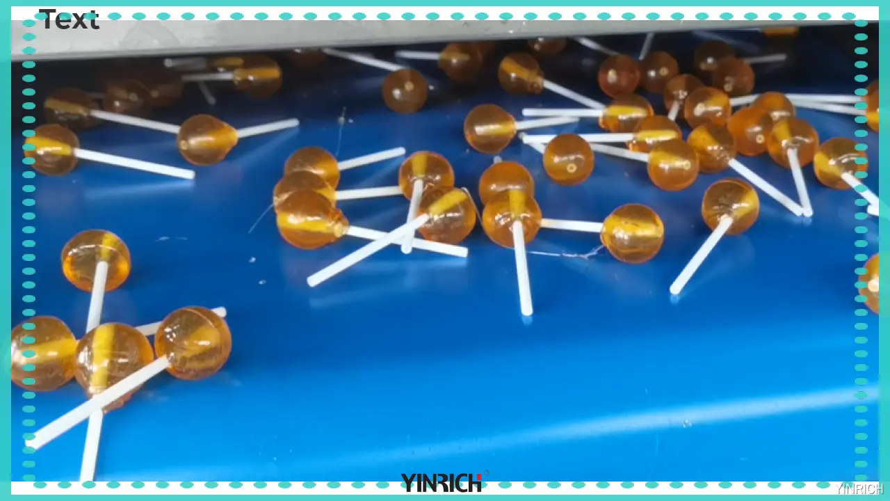 Pabrika sa makina sa paghimo og lollipop candy nga gipahaom sa kustomer | Yinrich Technology 1