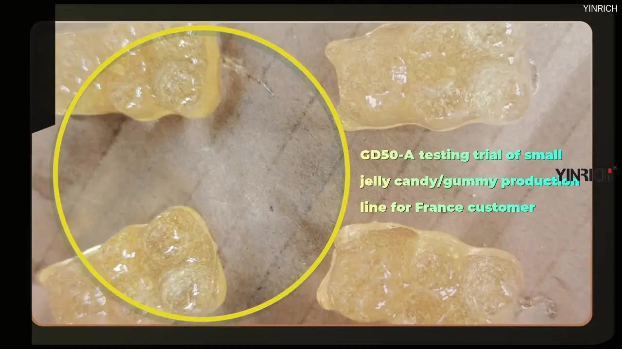 Custom jelly candy depositing line factory Manufacturer | Yinrich Technology1 1