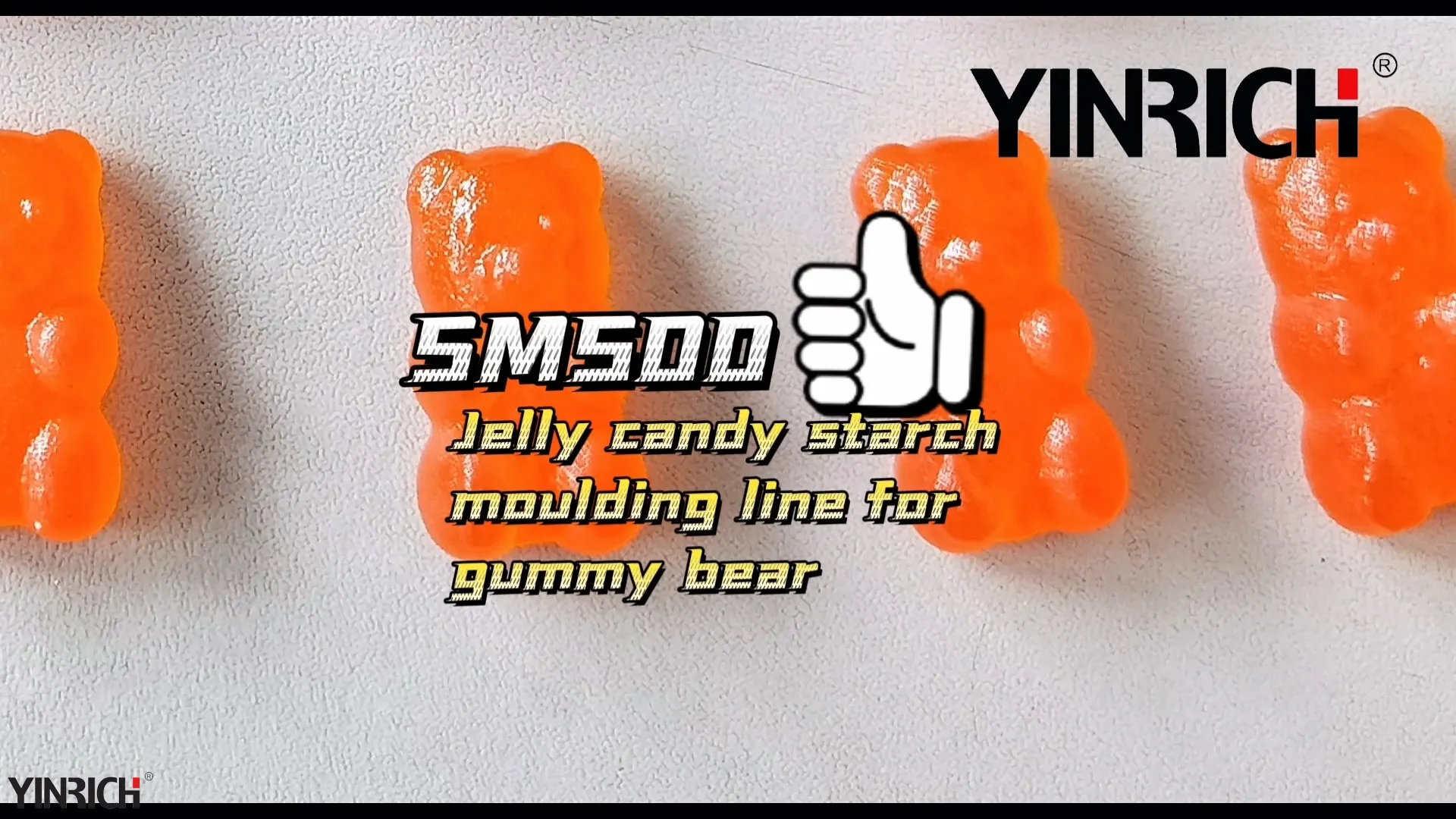 Fabricant de línies de fabricació de caramels de gelatina personalitzades | Yinrich Technology 1