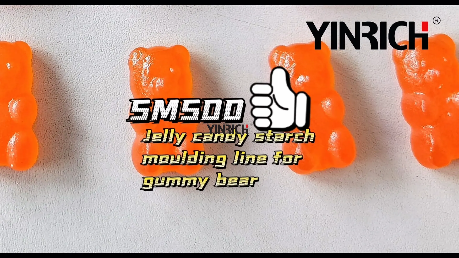 Fabricantes de máquinas para hacer dulces de gelatina personalizados | Yinrich Technology 1