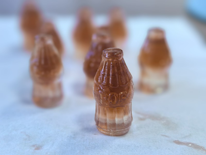 Automatic Jelly candy depositing line for 3D Liquid filled Jelly 3