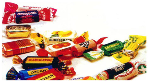 Mesin pembungkus gula-gula kunyah dan putaran berganda 2