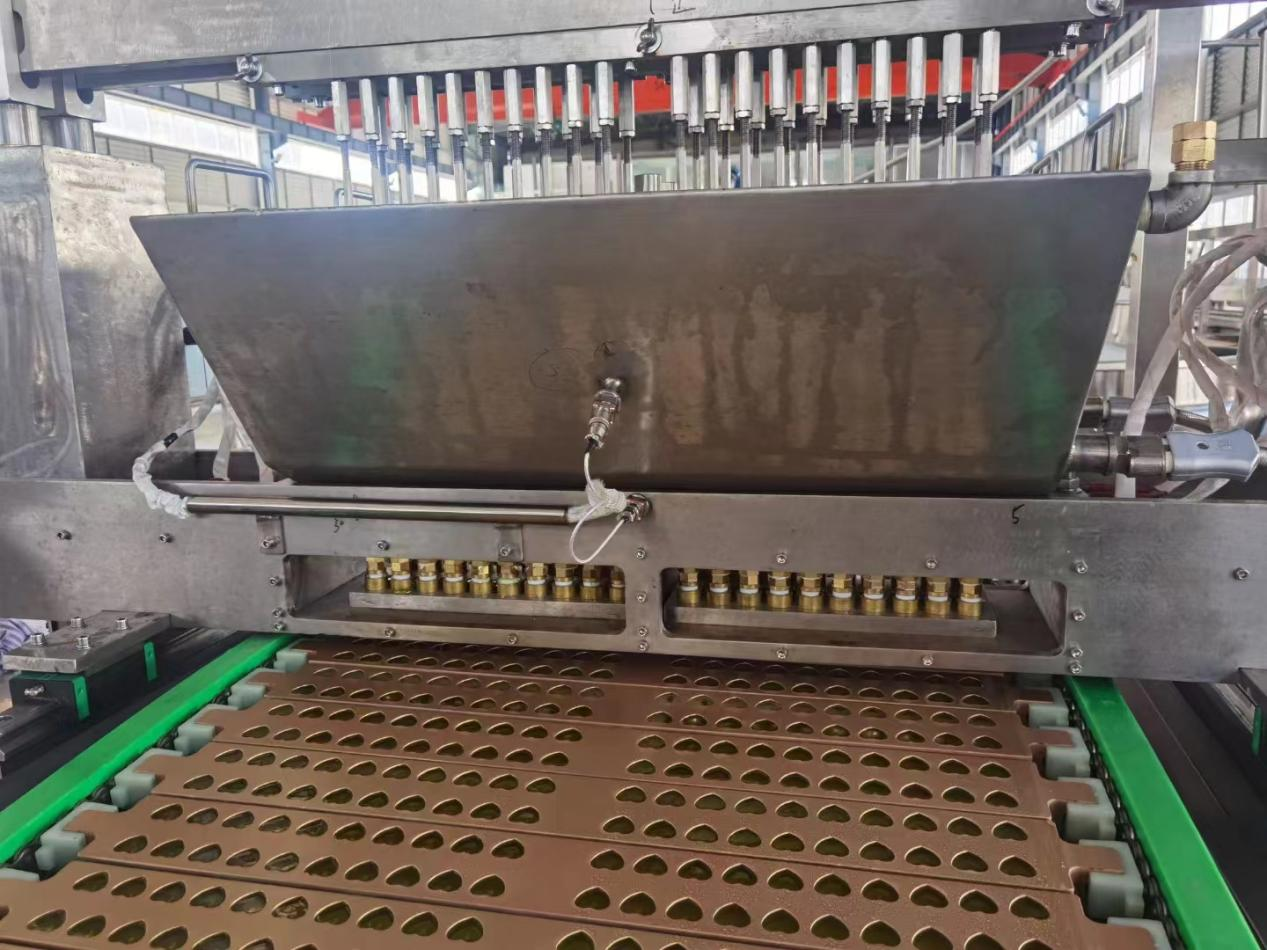 Soft Candy processing machines - for two layed aerated jelly product 1