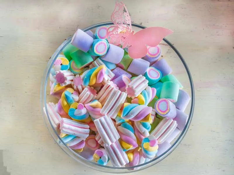 Multi Color Extruded Marshmallow Line EM120 (100~150kg/H) 7