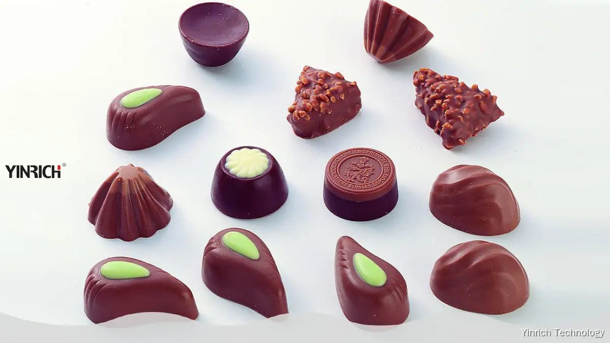 Cov Kab Ua Chocolate Txuas Ntxiv Mus: Tshuab Enrobing 1