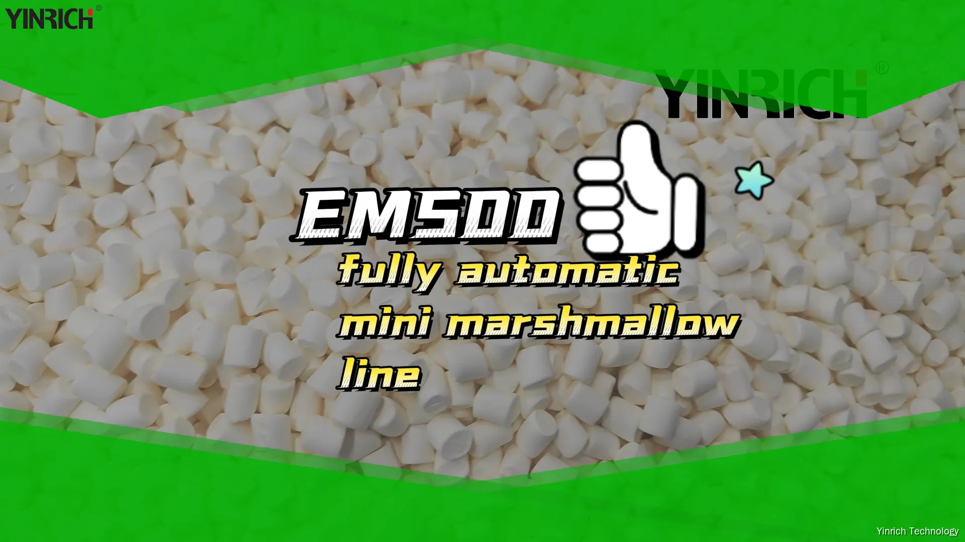 EM500 高產能自動化迷你三色棉花糖生產線 1