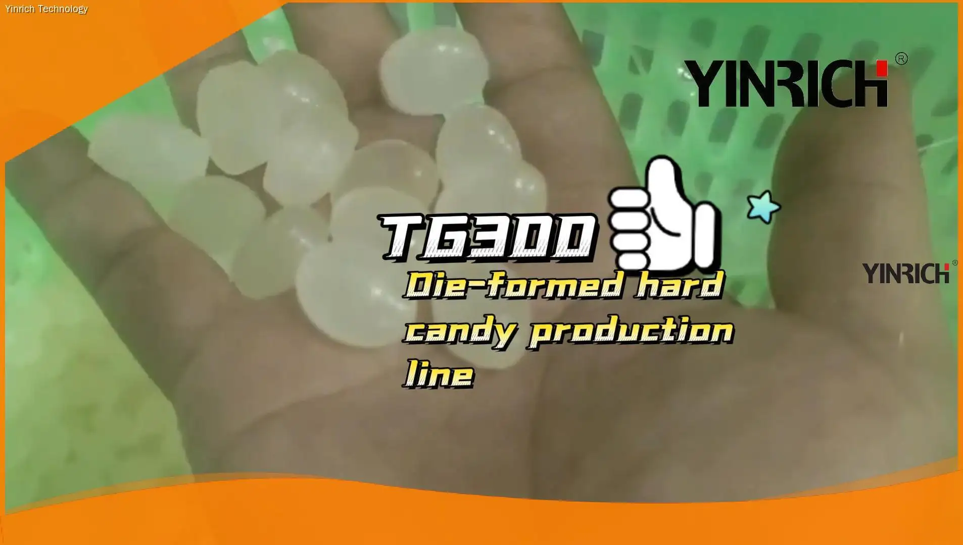 TG300模壓硬糖生產線－高品質糖果機 1